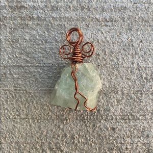 Handmade Wire Wrapped Gemstone Pendant